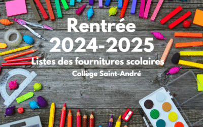 Listes des fournitures scolaires 2024-2025