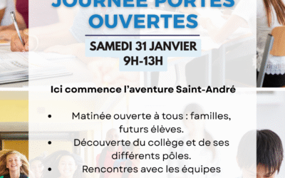 Journée Portes-Ouvertes. Samedi 31 janvier